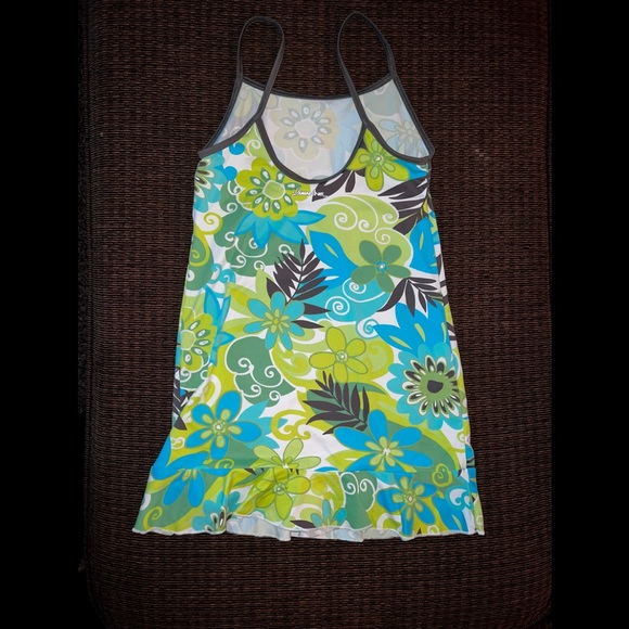 Floral Print Sun Dress by Banana Moon - size 14 - Picture 2 of 4